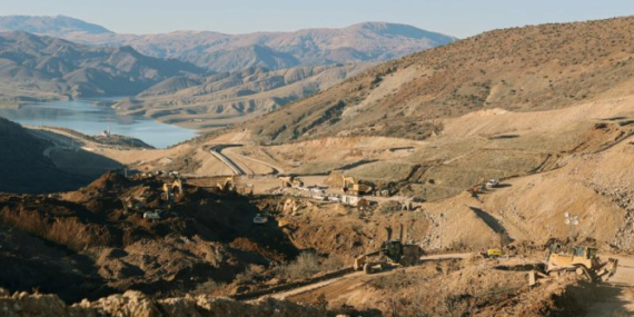 İliç Maden Ocağında Toprak İndirildi